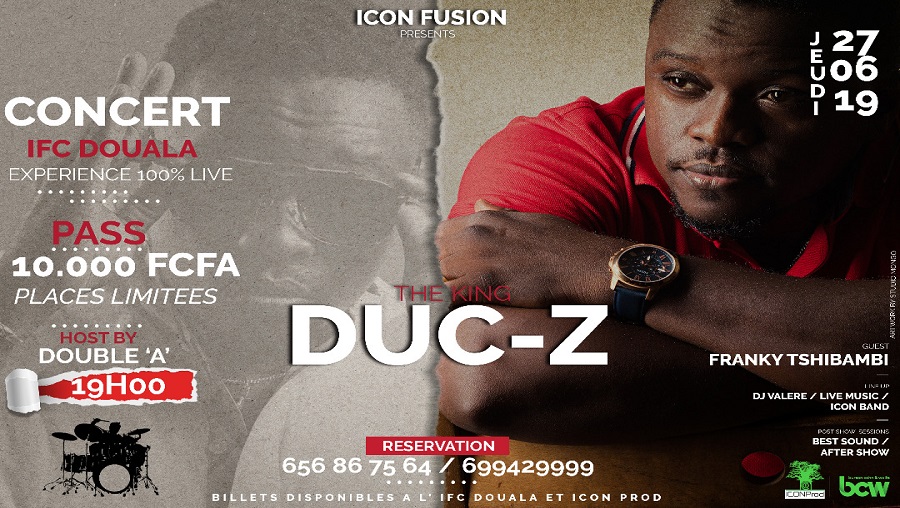 Duc-Z en concert à Douala le 27 juin prochain