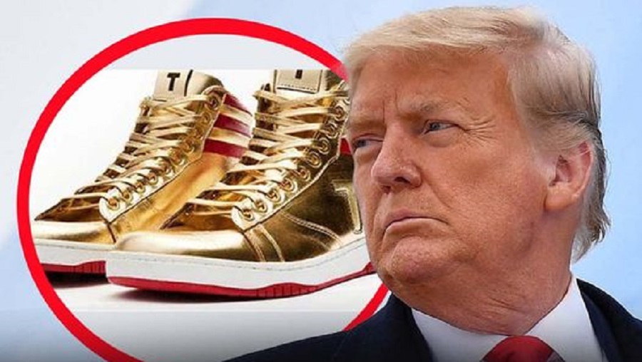 Etats-Unis: Donald Trump créé une paire de baskets dorées