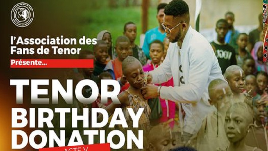 Tenor va célèbrer son anniversaire avec les enfants aveugles et malvoyants