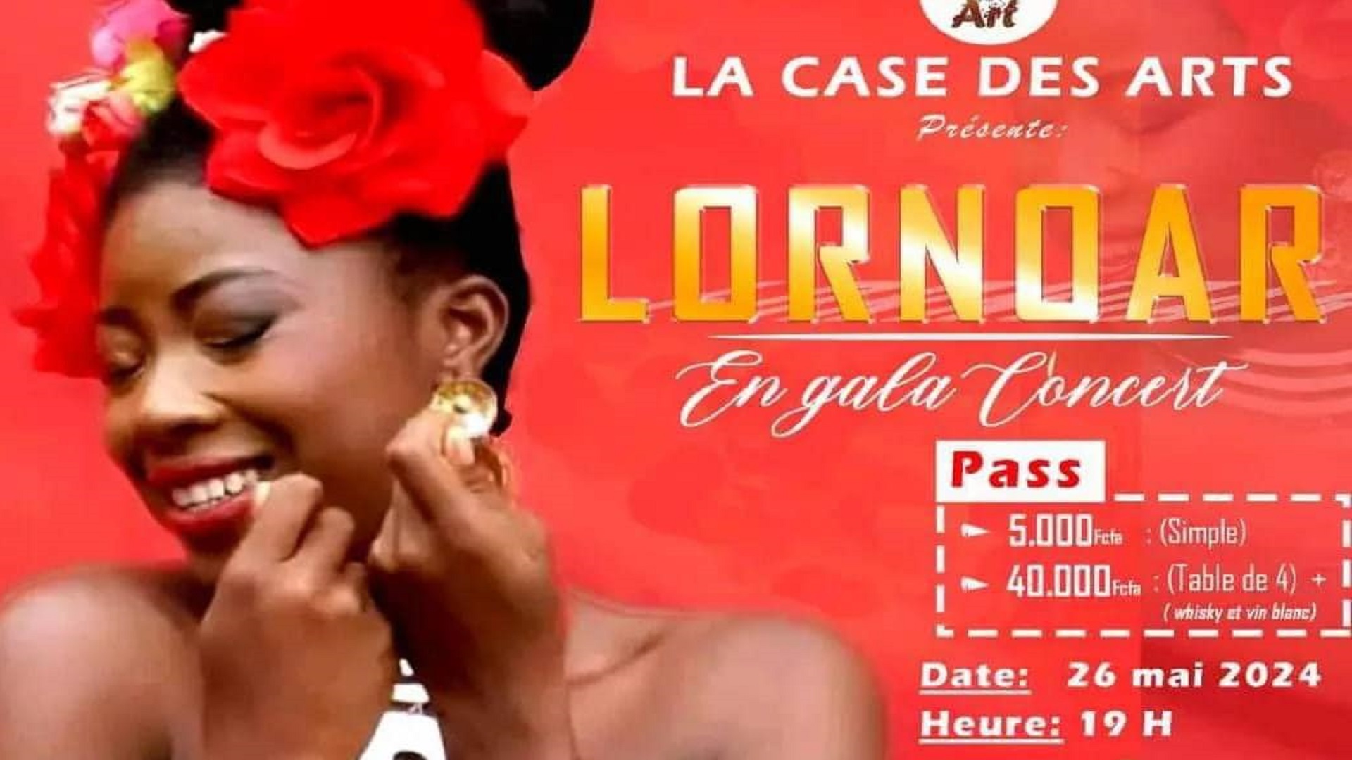L’artiste Lornoar en concert ce 26 mai à Yaoundé